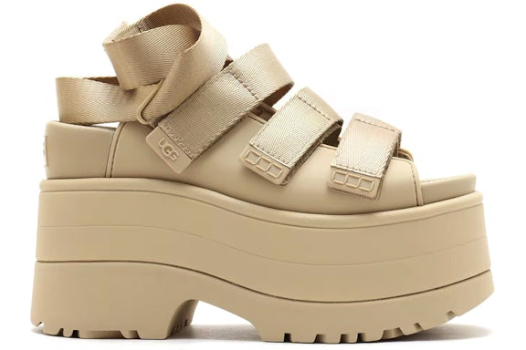 UGG GoldenRise Platform Sandals Mustard Seed (Women's)