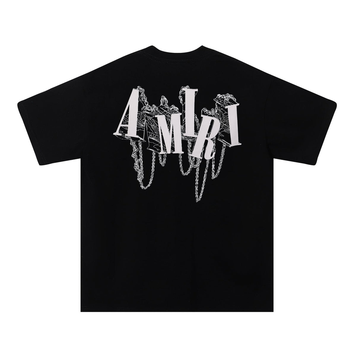 AMIRI Chain Letter Graphic T-Shirt — back