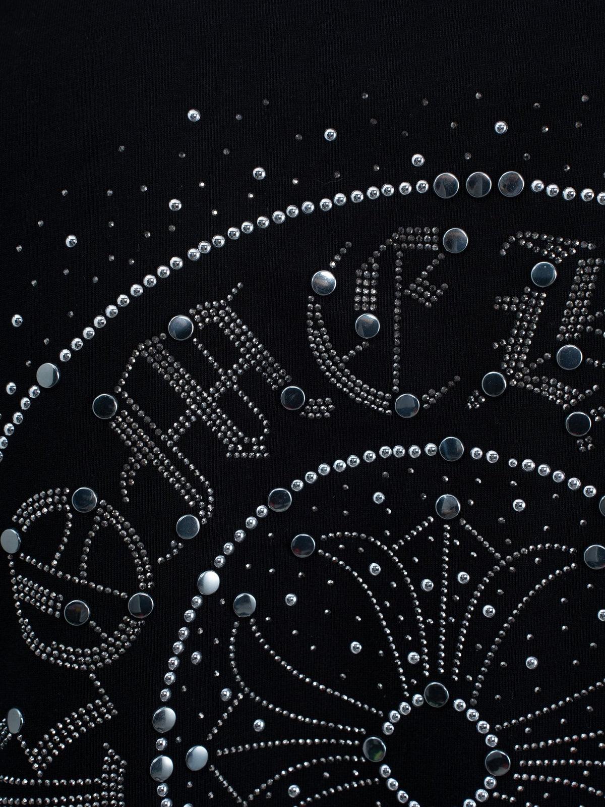 Chrome Hearts Rhinestone-Style Graphic T-Shirt — detail