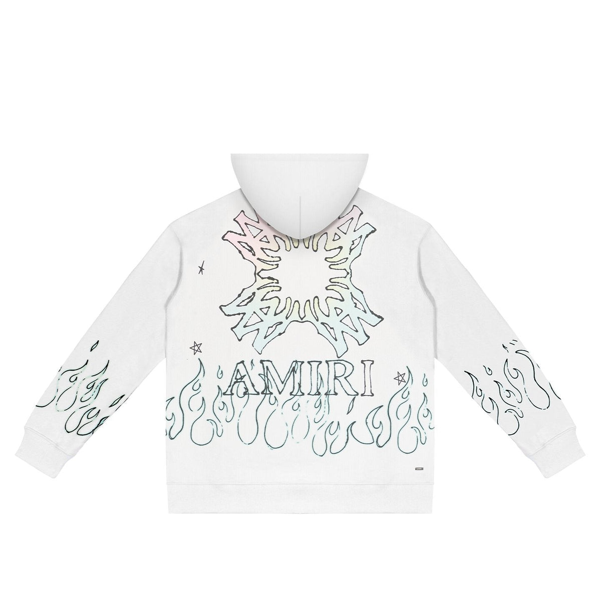 AMIRI Flame Cross Graphic Hoodie — back