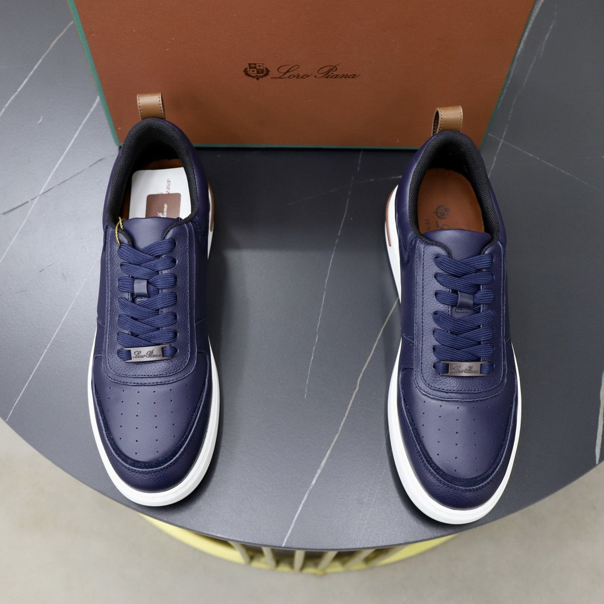 Loro Piana Week End Walk Low-Top Sneakers — front
