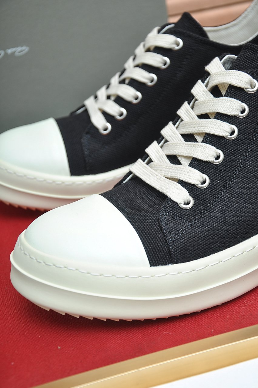 Rick Owens Toe-Cap Platform Sneakers — detail