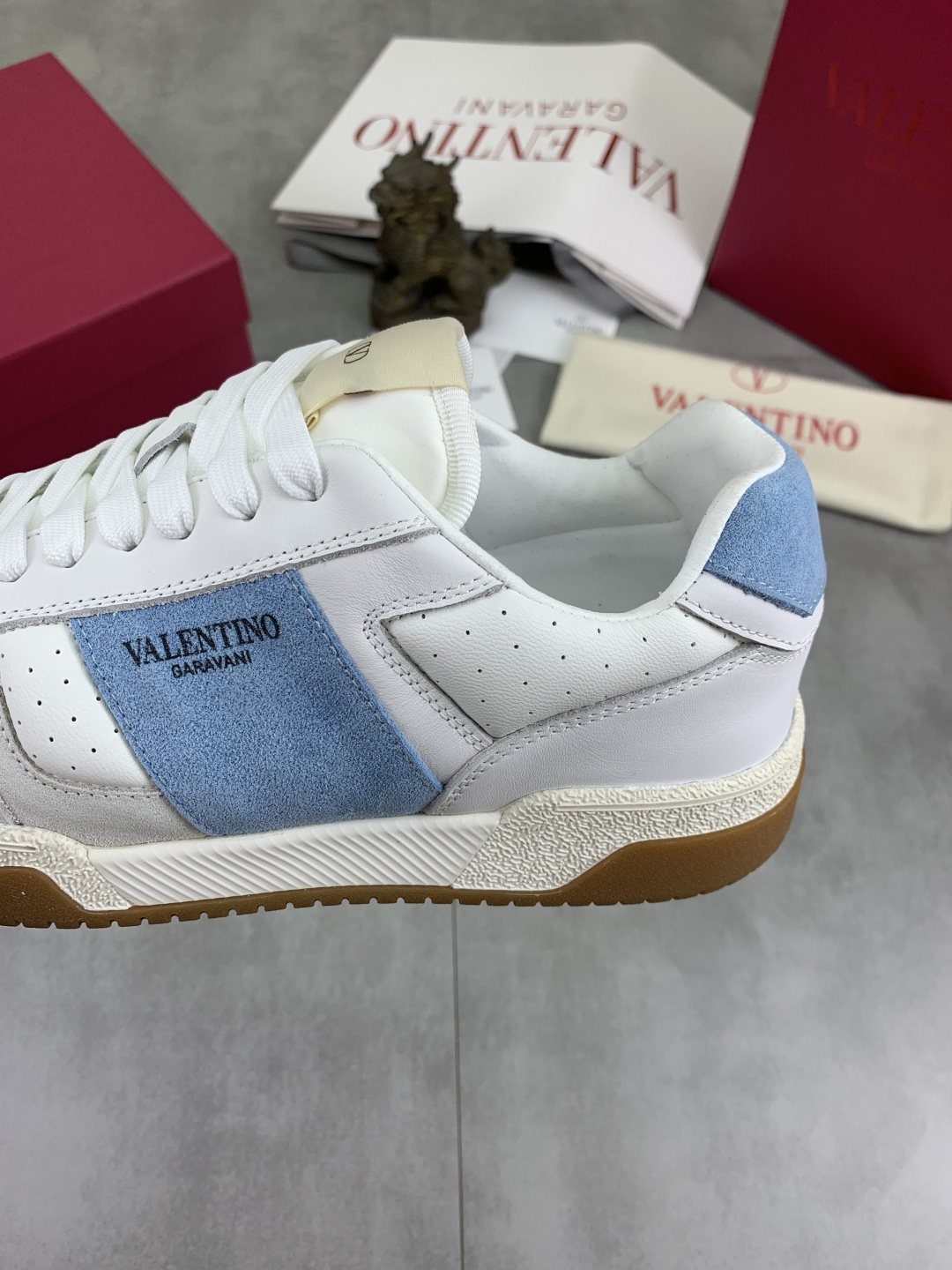 Valentino Color-Block Low-Top Sneakers — detail