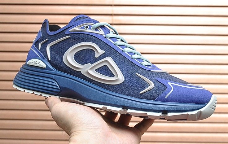 Dior Paneled Lace-Up Sneakers — hero