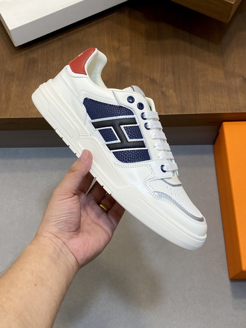 Hermès H-Panel Low-Top Sneakers — model