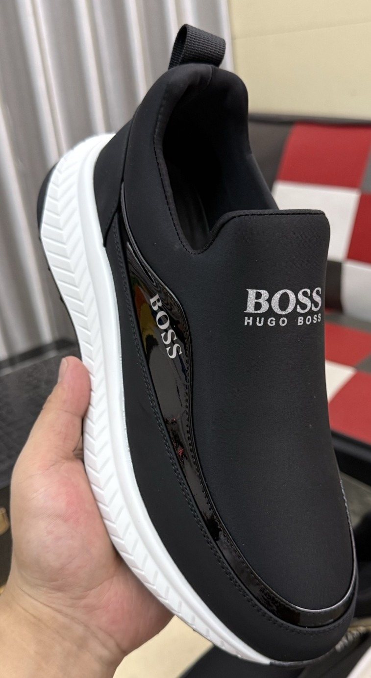 Hugo Boss Thick-Sole Slip-On Sneakers — front