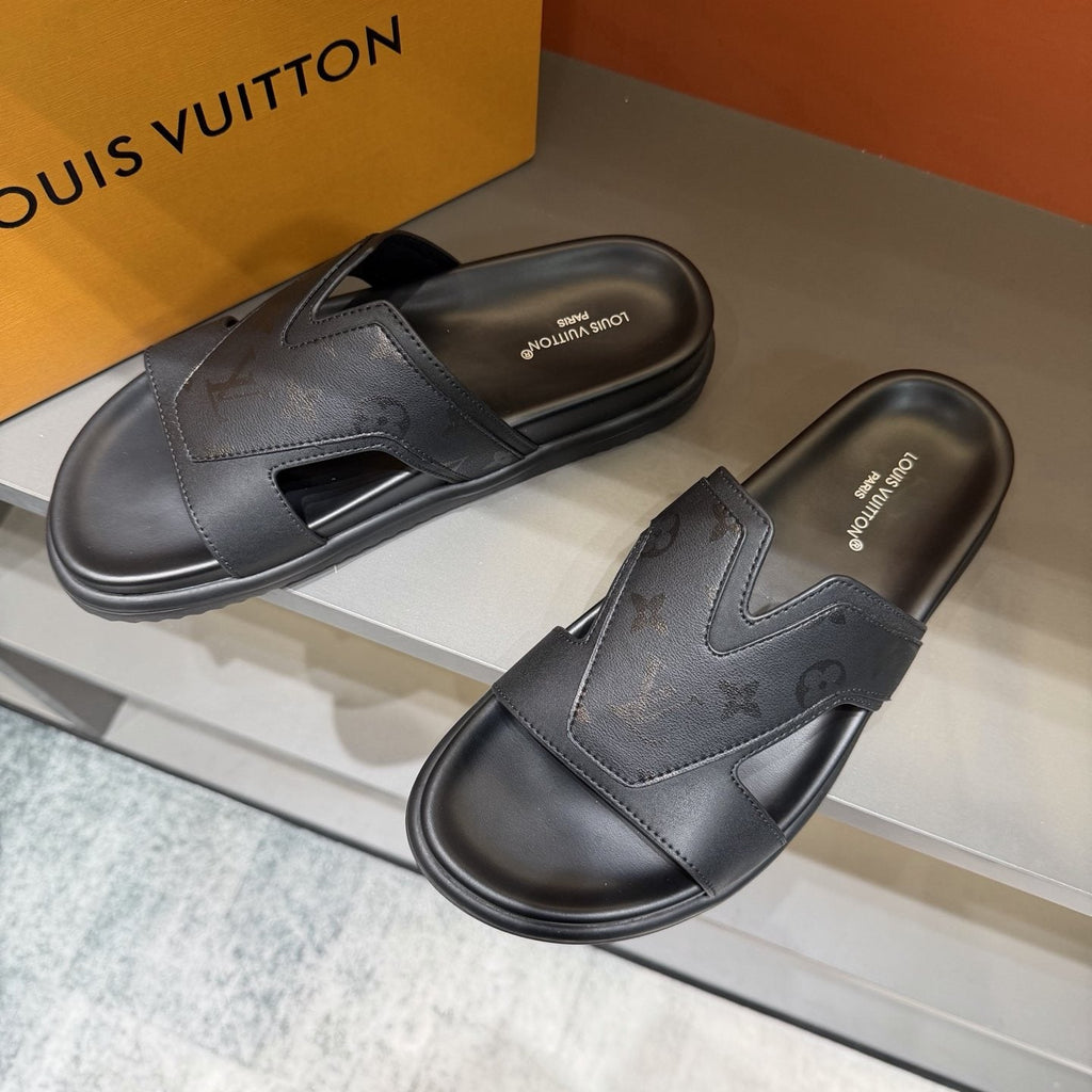 Louis Vuitton Oasis Men's Slide Sandals — front