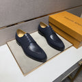 Louis Vuitton Textured Vamp Lace-Up Dress Shoes — hero