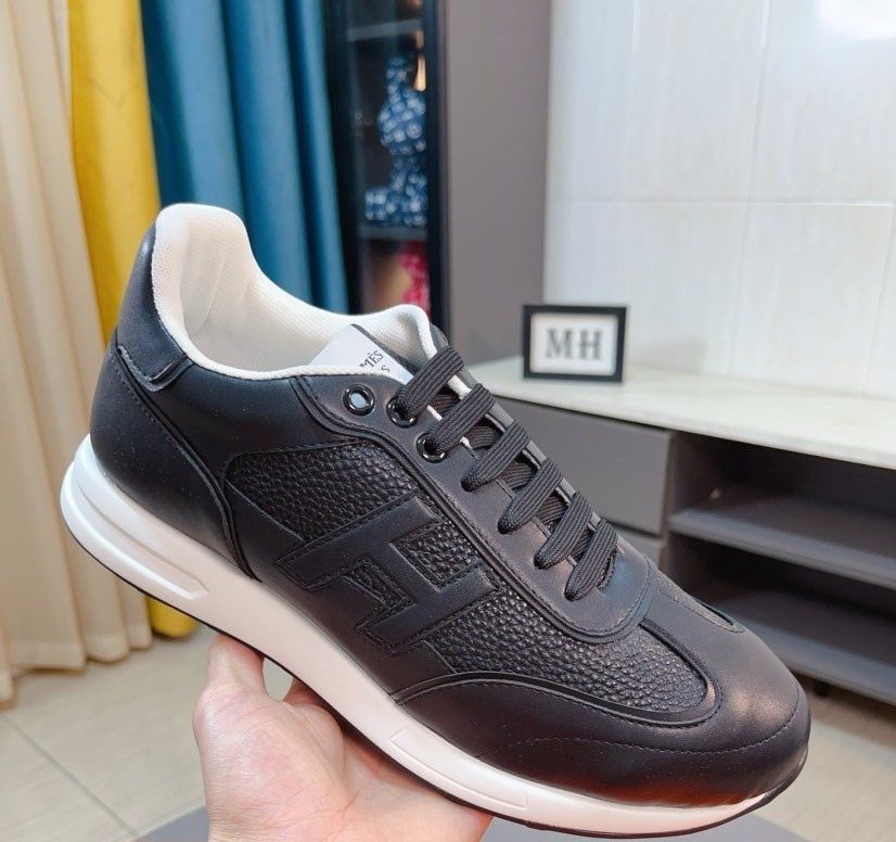 Hermès H-Panel Low-Top Sneakers — front